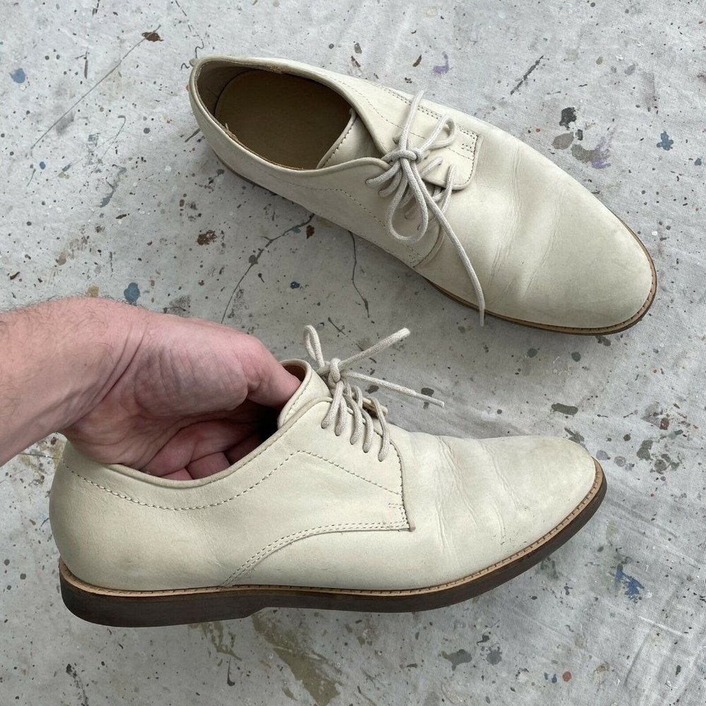 SEBAGO Beige Nubuck Norwich Oxford Shoes Men’s 11.5